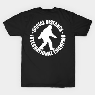 Back Logo - Sasquatch Champion T-Shirt